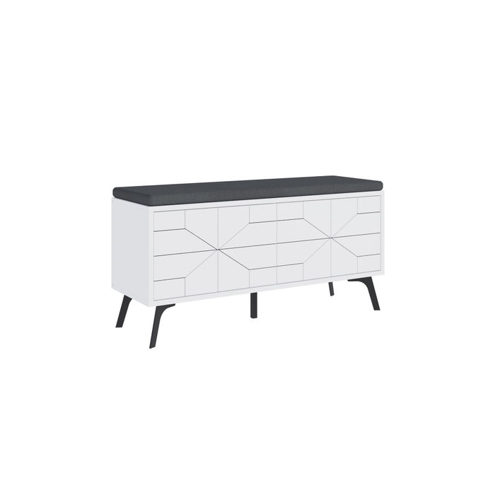 Hanah Home Dune Bench - Blanco Hanah Home Dune Bench - Blanco